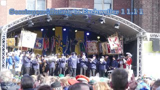 SESSIONSERÖFFNUNG KARNEVAL AM ESCHWEILER MARKT 11112018 [upl. by Arolf]