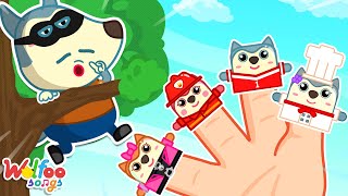 New Daddy Finger Where Are You  Finger Family Jobs Ver  Nursery Rhymes amp Baby Songs [upl. by Sutniuq]