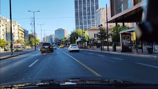 Ampelokipoi  Agia Paraskevi  Athens POV driving [upl. by Tailor]