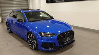 Audi RS4 Avant Nogaro Blue [upl. by Yerac826]