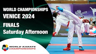 World Cadet Junioramp U21 Championships  FINALS SATURDAY—AFTERNOON SESSION  WORLD KARATE FEDERATION [upl. by Atiekal]