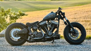 HarleyDavidson Softail bobber build [upl. by Wahs]