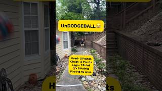 UNDODGEBALL😂 sports dodgeball throw game funny [upl. by Mellins]