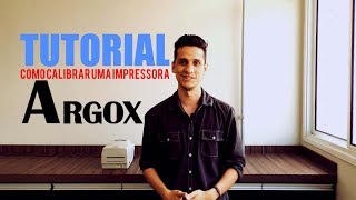 COMO CALIBRAR UMA IMPRESSORA ARGOX  RIBBON E ETIQUETAS [upl. by Anirbac880]