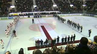 Stefan Livs tröja hissas i Kinnarps Arena  Stefan Livs ceremony in Kinnarps Arena [upl. by Ellocin]