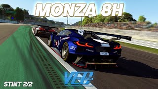 Our first good result  VEC Monza 8H  Division 1  Brabham Motorsports 83 GT3 [upl. by Eveivenej]