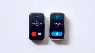 Huawei Band 8Band 9incomingcallBoot animation amp Set for Alarm Vibrating at same time [upl. by Annahahs]