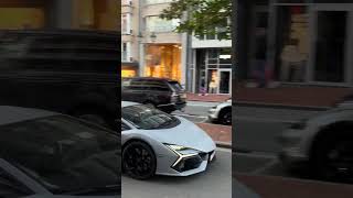 Lamborghini revuelto Driving in Knokke heist luxury lamborghini carspotsbymauro [upl. by Eetnahc]