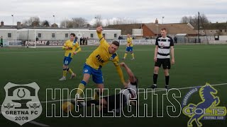 BRIGHT START BUT ANOTHER LOSS  GRETNA VS CUMBERNAULD COLTS HIGHLIGHTS [upl. by Ylek]