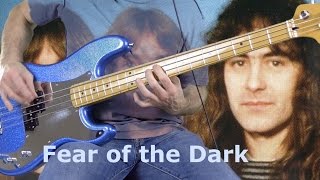 Fear Of The Dark IRON MAIDEN Bass Cover by Didjë [upl. by Annahaj504]