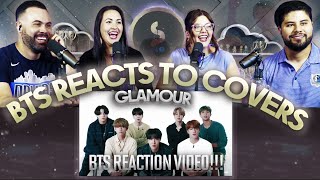 quotBTS Watches Fan Covers On YouTubequot Reaction  They’re just like us 😅  Couples React [upl. by Enorej423]