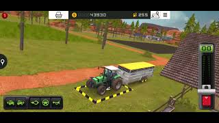 Farming tractor simulator  jocuri cu tractoare cu remorca de condus la ferma [upl. by Aniled]