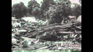 May 25 1960 Tsunami devastation in Hawaii [upl. by Naoma]