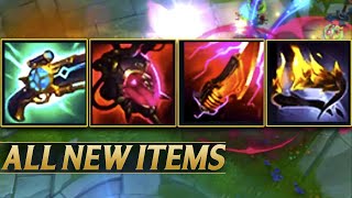 ALL NEW REWORKED amp REMOVED ITEMS GAMEPLAY  SEASON 2024  League of Legends [upl. by Latea458]