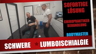 Schwere Lumboischialgie  Sofortige Lösung  CHIROPRAKTIKER Behandlung [upl. by Tomasz]