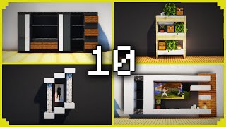 🦊10 Decorações MODERNAS no MINECRAFT [upl. by Azila]