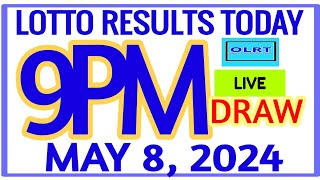 Lotto Results Today 9pm DRAW May 8 2024 swertres results [upl. by Turne929]