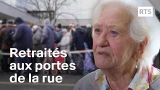 Ces retraités aux portes de la rue  RTS [upl. by Arbed]