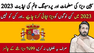 Spain visit visa for Pakistani  Spain visa appointment  Spain visa processing time  Spain visa [upl. by Dart745]