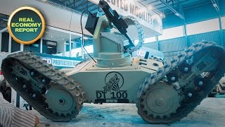 New SAdeveloped unmanned ground vehicle for military use unveiled [upl. by Laetitia]