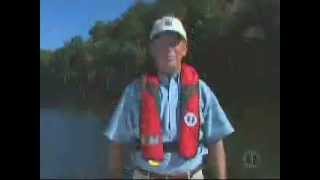 BASS Founder Ray Scott Inflatable PFD Video  iboatscom [upl. by Nahgam]