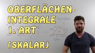 Oberflächenintegrale 1 Art skalar  Einfach Erklärt [upl. by Bolanger]