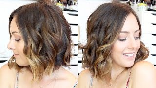 How To Curl Hair With A Straightener amp Curling Wand [upl. by Theis]