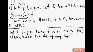 Theory of Computation Primitive Recursively Closed Classes of Functions Part 03 [upl. by Holds]