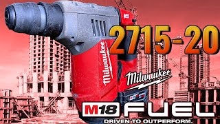 Martillo Perforador Milwaukee M18 271520 SDS Plus Tope de gama Mantenimiento preventivo [upl. by Ecirtnas]