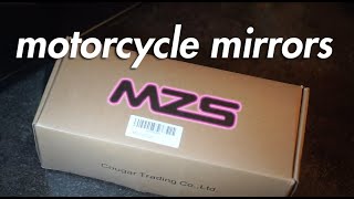 MZS Motorcycle Mirrors  Unboxing  2014 Ninja 650 [upl. by Mccullough500]