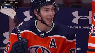 NHL 20182019 Leon Draisaitl HATTRICK  Kings  Oilers [upl. by Niwrad]