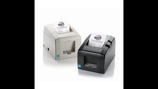 Paragonowa drukarka etykiet Star Micronics TSP654IISK [upl. by Iddet139]