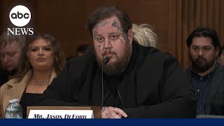 Watch Jelly Roll deliver testimony at Senate hearing on fentanyl bill [upl. by Nednerb]