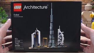 Pure build 🔊 LEGO Architecture Dubai skyline 21052 ASMR [upl. by Aciraa]