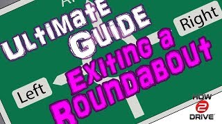 HOW TO EXIT A ROUNDABOUT  The Ultimate Guide  Learn to drive with Howard [upl. by Anwahsiek]