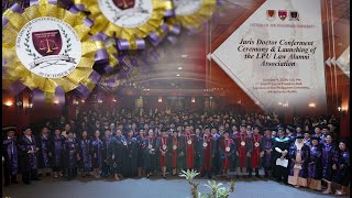 LPU Juris Doctor Conferment amp Launching of Lyceum Law Alumni Association SDE [upl. by Edme]