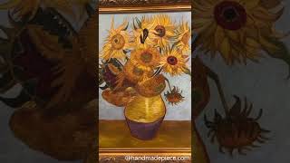 Sunflowers by Vincent van Gogh  Museum Quality Oil Painting Reproduction [upl. by Libnah]