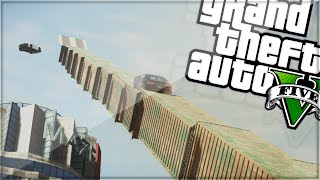 HIGHEST STAIRWAY EVER GTA 5 Funny Moments [upl. by Oznecniv]