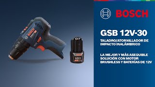 TaladroAtornillador de Impacto Inalámbrico  GSB 12V30 [upl. by Freytag]