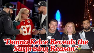 quotDonna Kelce Reveals the HEARTBREAKING Reason She Stayed in a Failing Marriagequot [upl. by Atinihc]