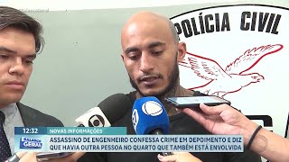 Assassino do engenheiro afirma envolvimento de outra pessoa no crime em Ribeirão Preto [upl. by Annibo822]