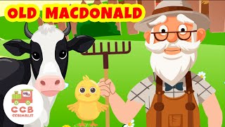 Old MacDonald Had a Farm EIEIO 🐮 Farm Animals for Kids [upl. by Doy]