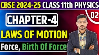 Laws of Motion  Ch 4  Force Birth of Force  CBSE  NCERT  Class 11th Physics [upl. by Fachanan]