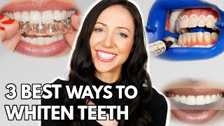 3 Best Ways to Whiten Teeth Dental Hygienist Explains [upl. by Yeniffit83]