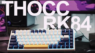 Budget Thock Build Royal Kludge RK84 Mod w Silicone Tape PCB Foam Band Aid Holee GMK Rudy [upl. by Parrisch87]