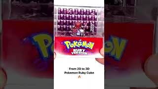 I turned a famous 2D Pokemon Ruby scene into a 3D cube pokemon [upl. by Cassius]