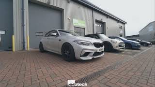 BMW M2 Competition Eibach Springs 12mm wheel spacers Motech Performance [upl. by Sorodoeht]