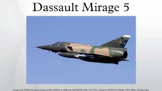 Dassault Mirage 5 [upl. by Georgena]