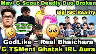 Caster On TSMent Lineup Bhaichara 🥹Ghatak Bhai IRL Stream Aura 🥵Scout Mavi Duo Broken 😢Reality 😮 [upl. by Ttenneb]