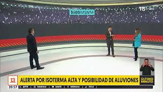 Isoterma alta alerta por posibilidad de aluviones [upl. by Eniger]